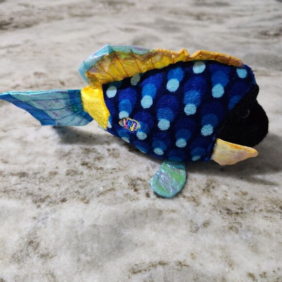Ganz Webkinz Lil' Kinz Blue Triggerfish Stuffed Animal - No Code. - Picture 3 of 5
